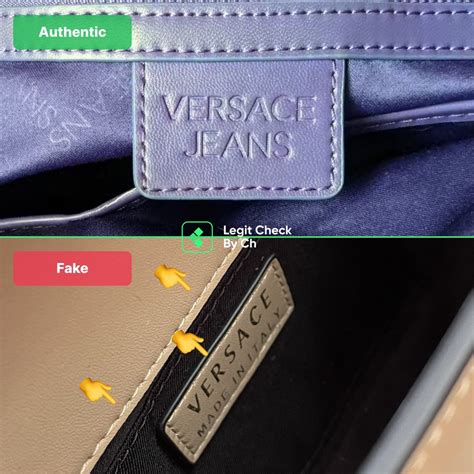 how to spot a fake versace bag|authentic versace belt.